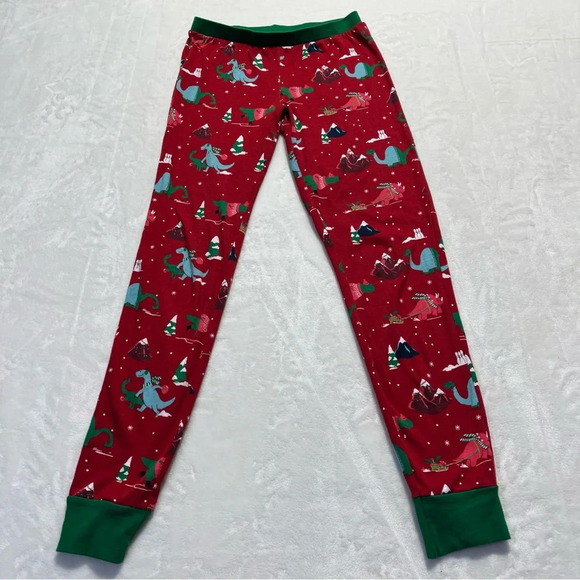 WONDERSHOP Womens Dinosaur Christmas Pajamas Red Size Small - Picture 8 of 12
